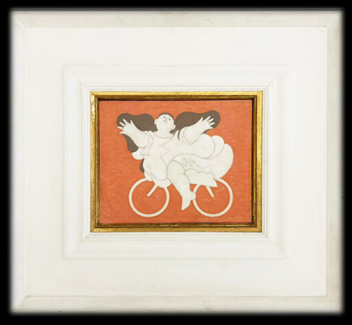 Menina com bicicleta, obra de Milton Dacosta