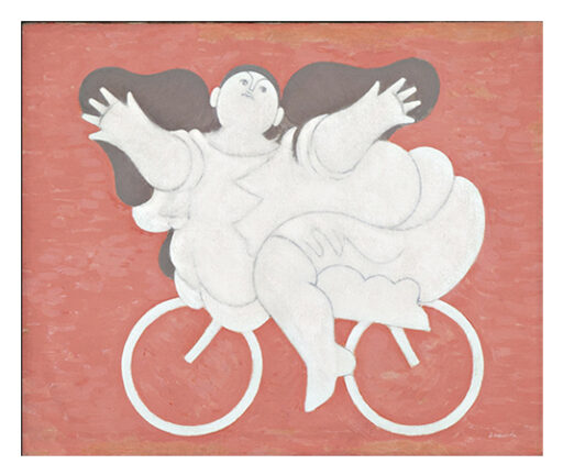Menina com bicicleta, obra de Milton Dacosta