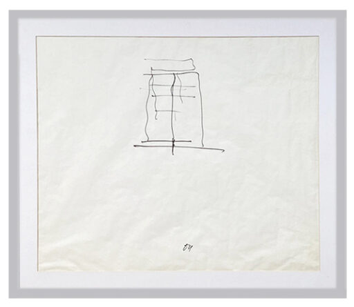 Croquis para Museu Oscar Niemeyer em Curitiba, obra de Oscar Niemeyer