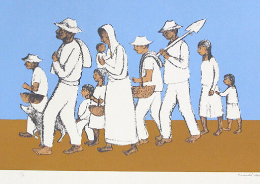 Volta ao trabalho, obra de Fulvio Pennacchi