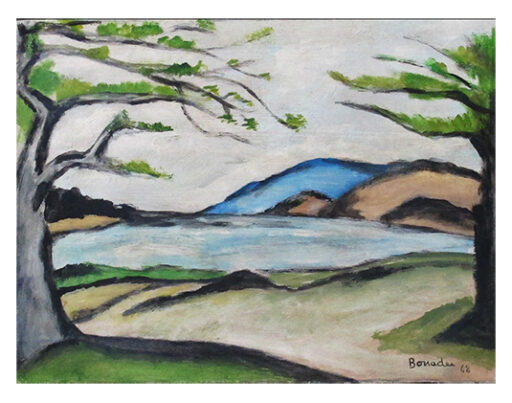 Paisagem, obra de Aldo Bonadei