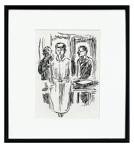 Personagens, obra de Oswaldo Goeldi