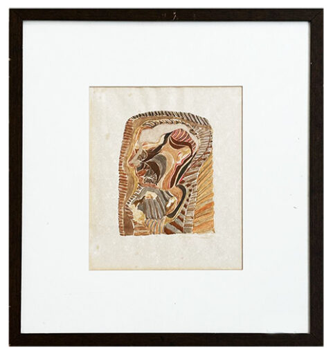 Cabeças, obra de Ivan Serpa