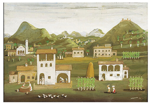 Paisagem toscana, obra de Fulvio Pennacchi
