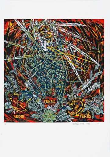Mene, Tekel, Peres, obra de Arnaldo Roche Rabell