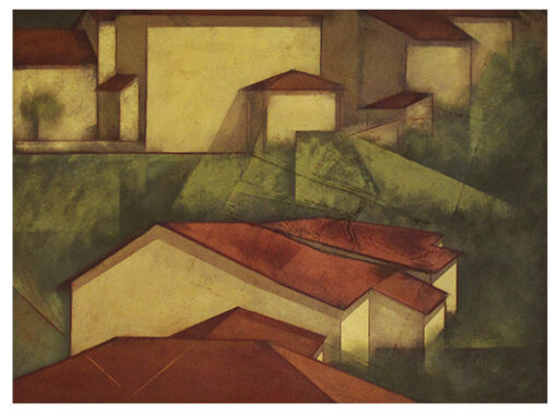 Paisagem XXVII, obra de Carlos Scliar