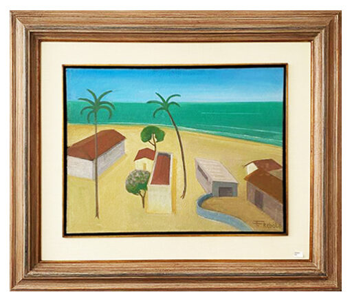 Praia, obra de Rebolo, Francisco