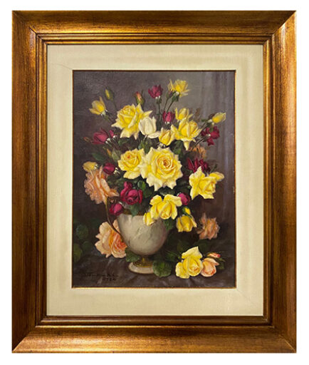 Rosas amarela, obra de Takaki