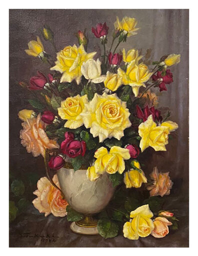 Rosas amarela, obra de Takaki