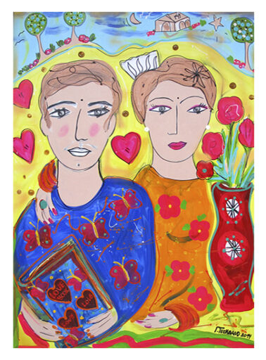 Histoire d'amour, obra de Isabelle Tuchband
