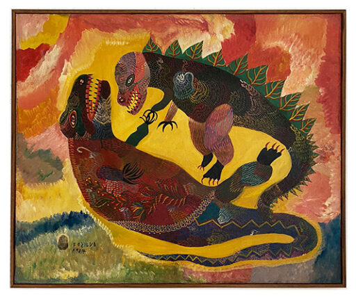 Dinossauro, obra de Chico da Silva