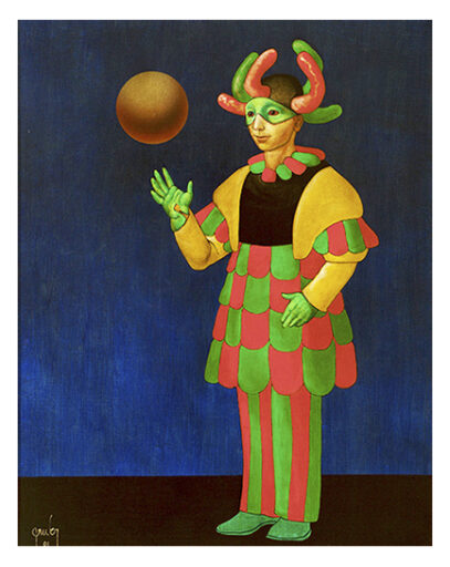 Fantasiado, obra de Mário Gruber
