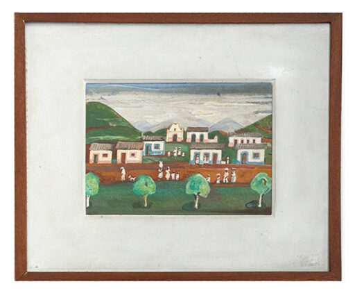 Paisagem com árvores, obra de Fulvio Pennacchi