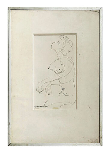 Figura feminina, obra de Clóvis Graciano