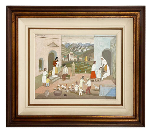 Aldeia toscana, obra de Fulvio Pennacchi