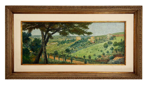 Paisagem rural, obra de Oscar Pereira da Silva