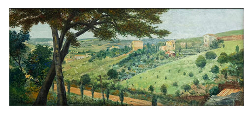 Paisagem rural, obra de Oscar Pereira da Silva