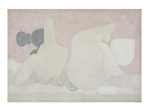 Mulher e pássaro, obra de Milton Dacosta