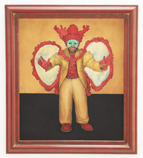 Mascarado com asas, obra de Mário Gruber