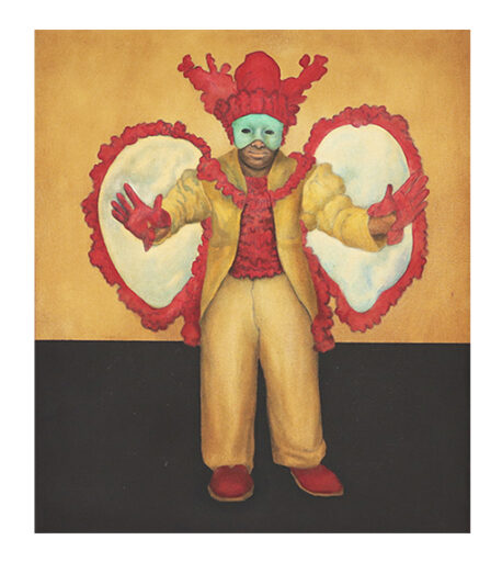 Mascarado com asas, obra de Mário Gruber