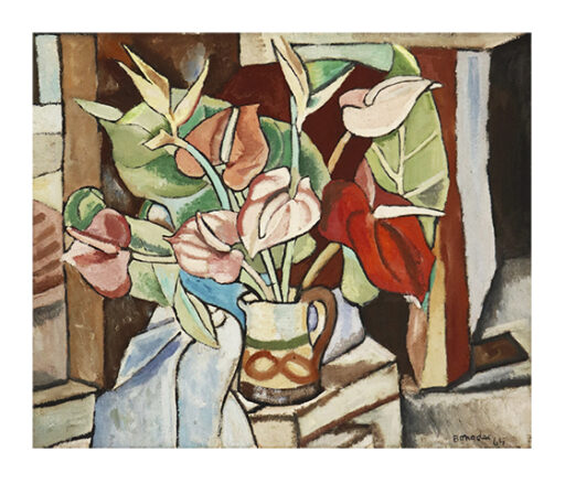 Vaso de flor, obra de Aldo Bonadei