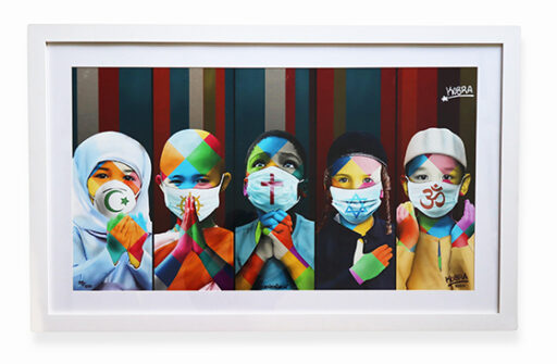 Coexistência, obra de Kobra, Eduardo