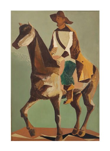 Bandeirante, obra de Clóvis Graciano