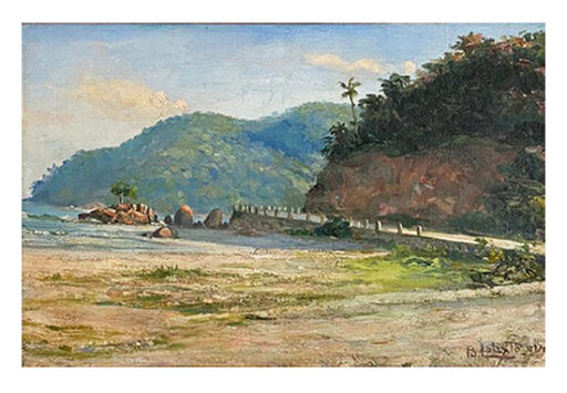Vista da Praia, obra de Benedito Calixto