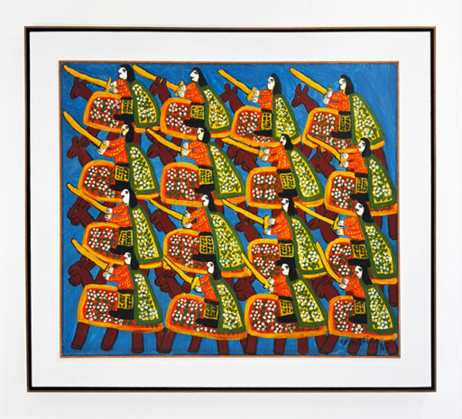 Cavalhada, obra de Antonio Poteiro