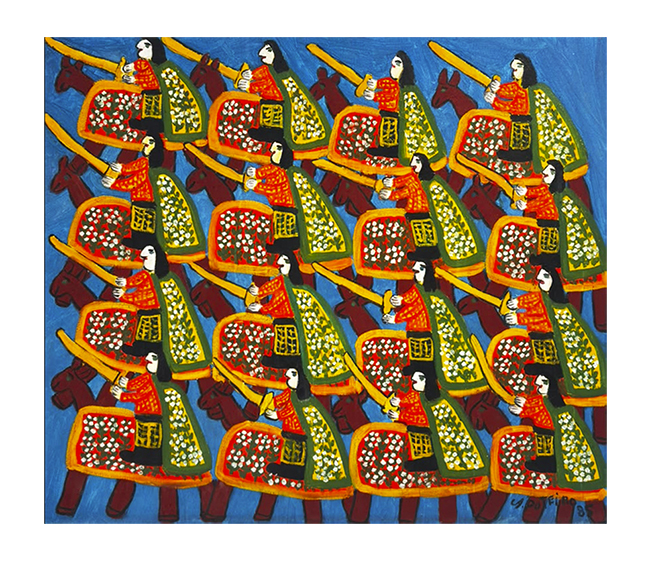 Cavalhada, obra de Antonio Poteiro