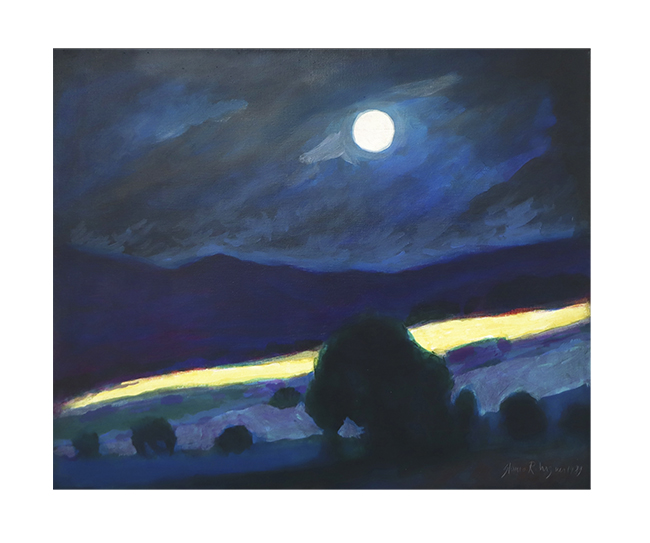 Noite de luar, obra de Glauco Rodrigues