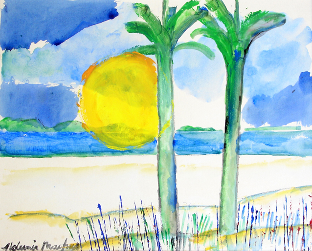 Paisagem, obra de Aldemir Martins