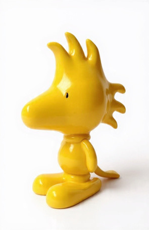 Woodstock- Escultura em resina e fibra de vidro, tintas variadas e verniz automitivo, obra de Alvaro Tomé