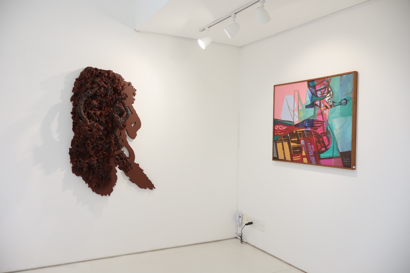 Obras de Frans Krajcberg e Cláudio Tozzi na exposição Desde um certo ponto