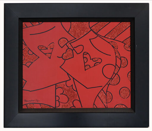 O Beijo, obra de Romero Britto