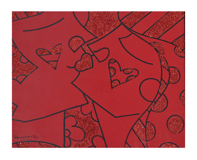 O Beijo, obra de Romero Britto
